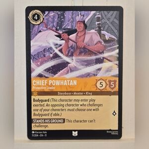 Chief Powhatan Protective Leader 11/204 Disney Lorcana Chapter 11 Winterspell